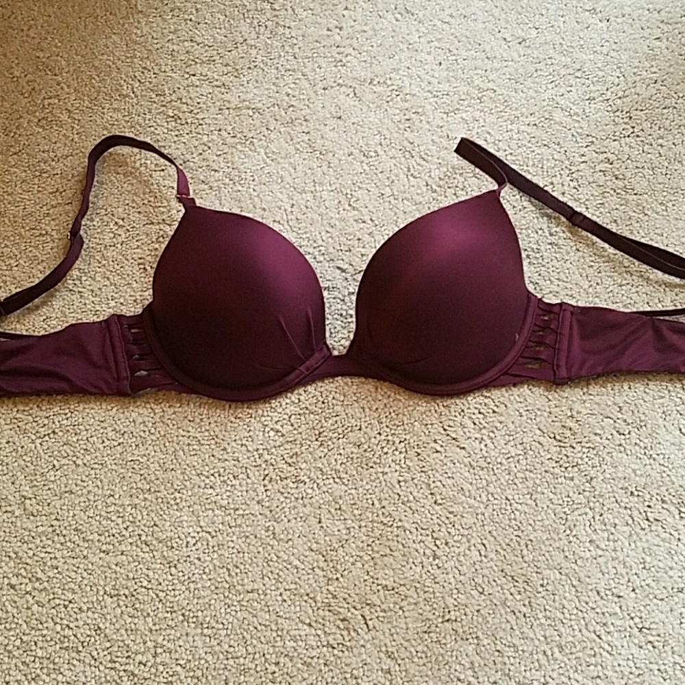 Victoria's secret 34b maroon push up bra